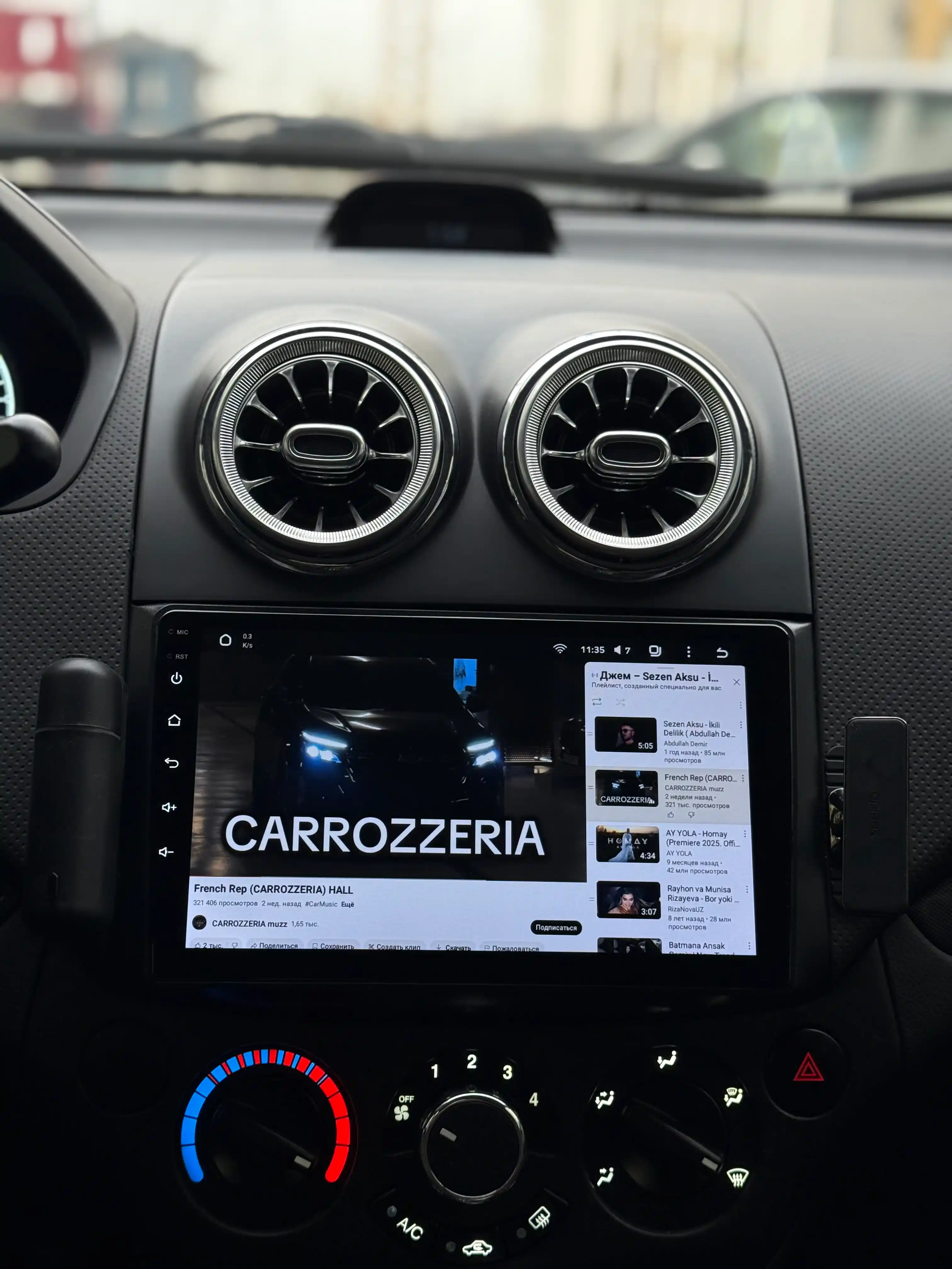 Автомонитор —Android Wi-Fi CAR PLAY 6/64 ГБ универсал экран без мерцания без нагрева 1 год
