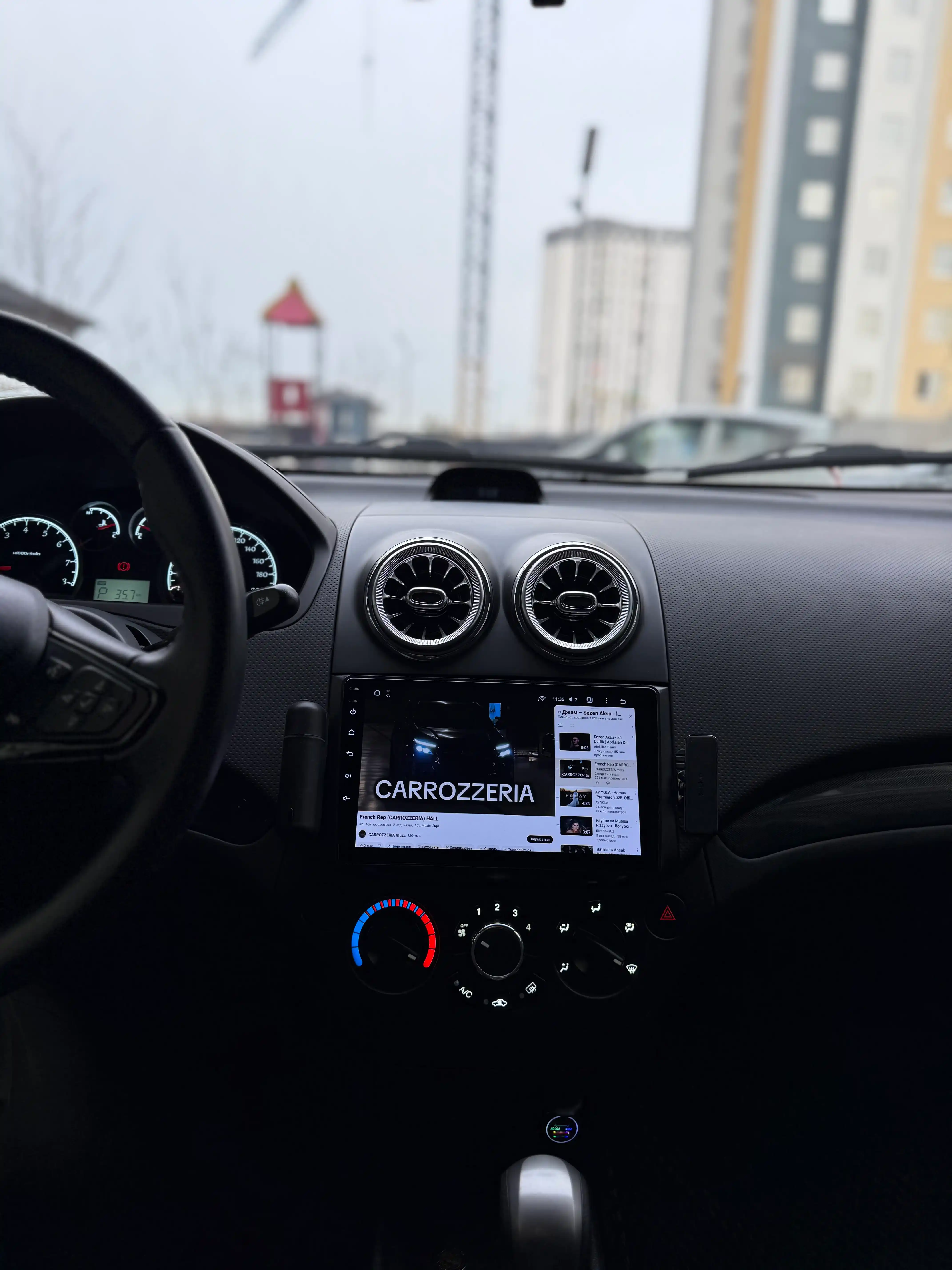 Автомонитор —Android Wi-Fi CAR PLAY 6/64 ГБ универсал экран без мерцания без нагрева 1 год