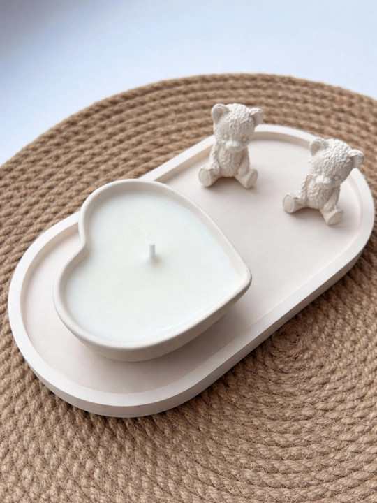 Sham aromatik, 100% soya mumi, aroma sham Svetlo, 1 dona