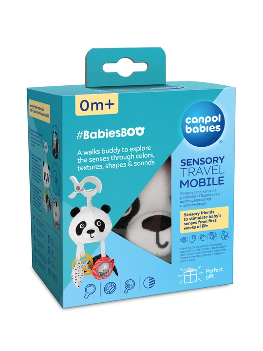 Сенсорный мобиль для путешествий Canpol babies "Babies Boo" - 