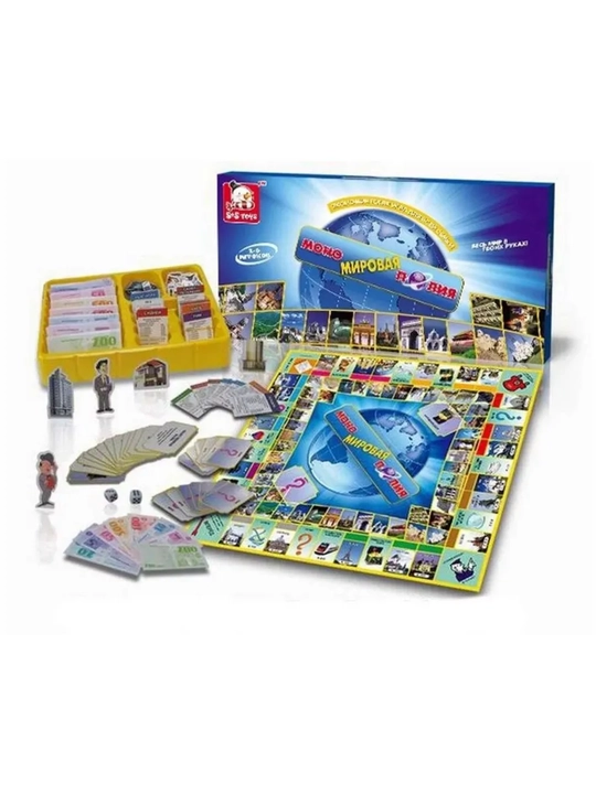 Bolalar uchun o'yinchoqlar Stol o‘yinlari — UNO SPIN,Twister,Monopoly,Kto Ya?,Tabu