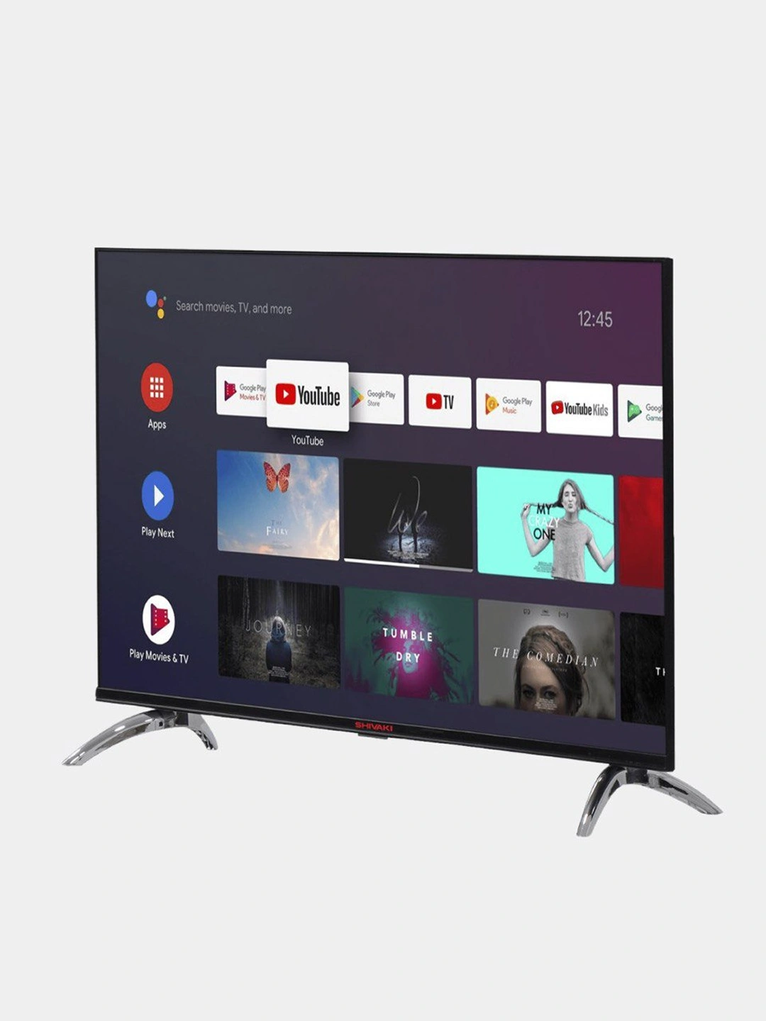 Телевизор Smart Shivaki S32NHCH900 Серый Android + Google tv HD, пульт с голосовым поиском за 2199000 сум по лучшей цене. Uzum Market