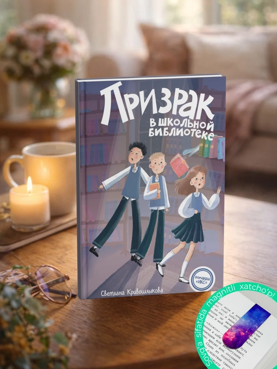 Призрак в школьной библиотеке.  Светлана Алексеевна Кривошлыкова