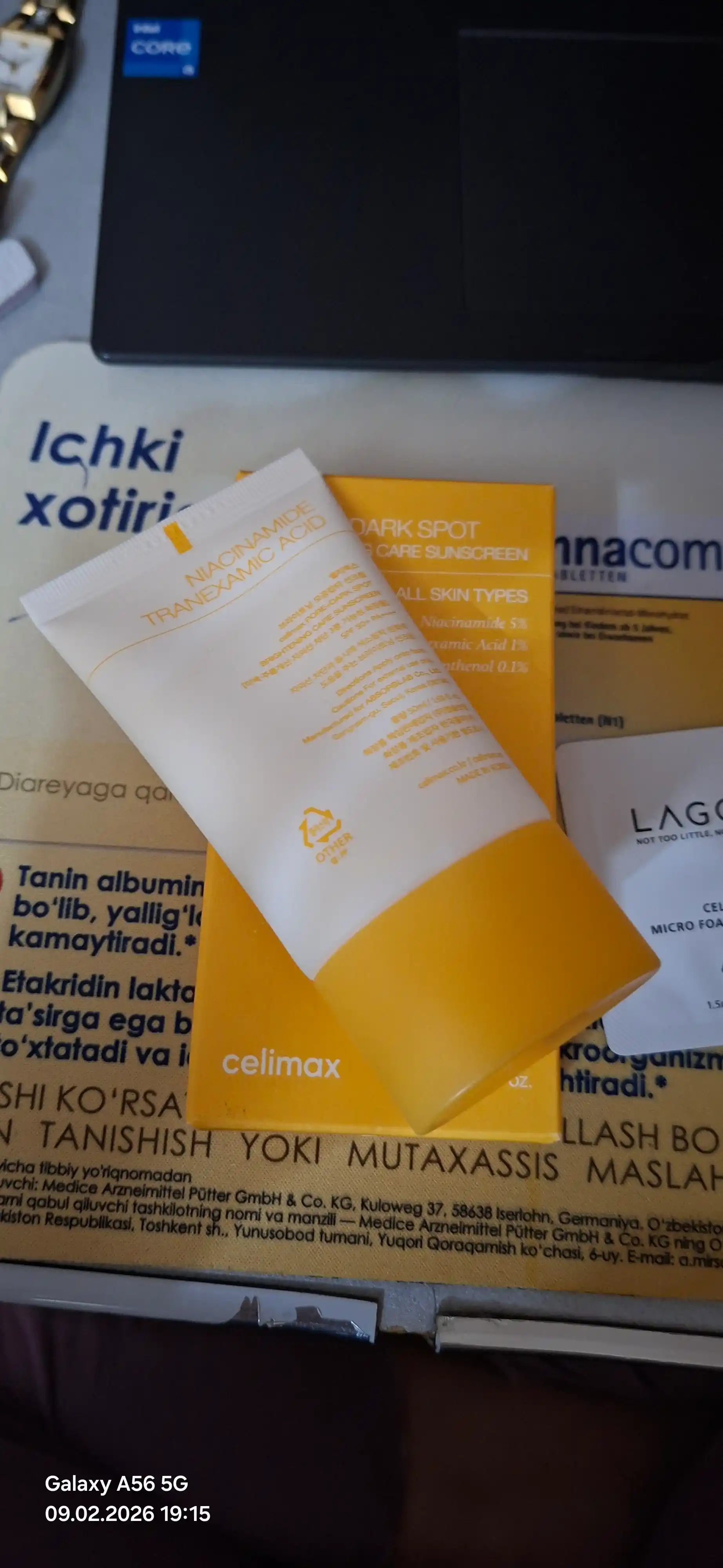 Akne va pigmentatsiyaga qarshi — CELIMAX Pore + Dark Spot Brightening Serum