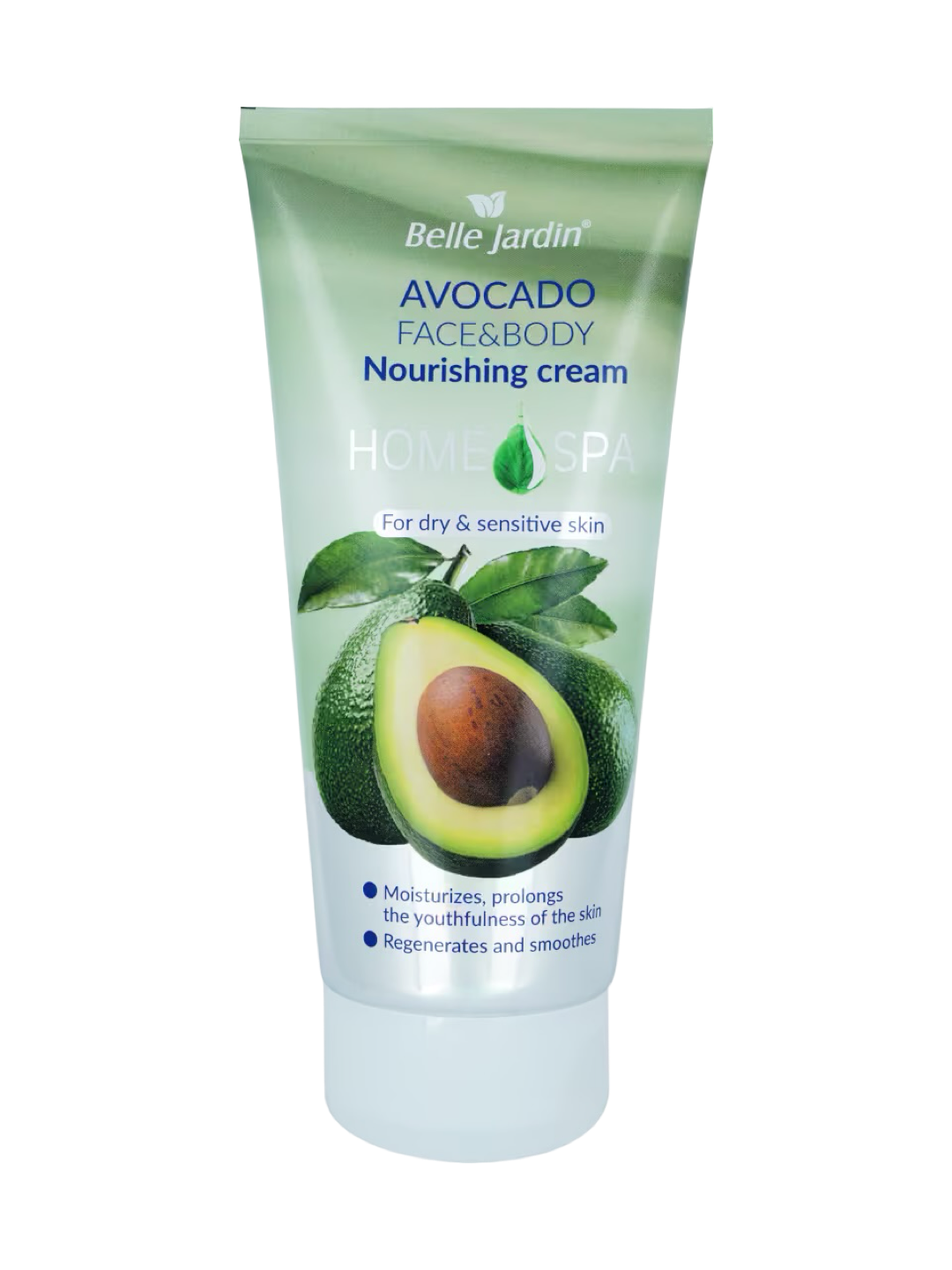 Quruq yuz va tana terisi uchun oziqlantiruvchi Belle Jardin Avocado kremi, 200 ml