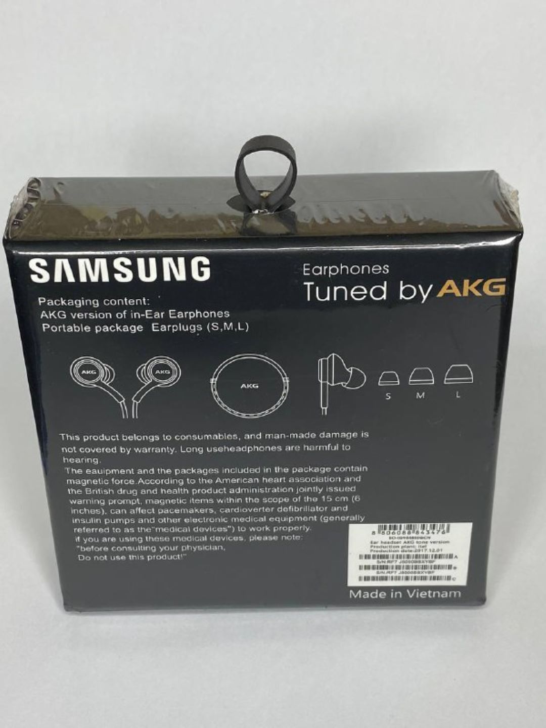 Samsung AKG EO-IG955BSEGCN simli naushniklar mikrofon va Type-C ulagichlari bilan