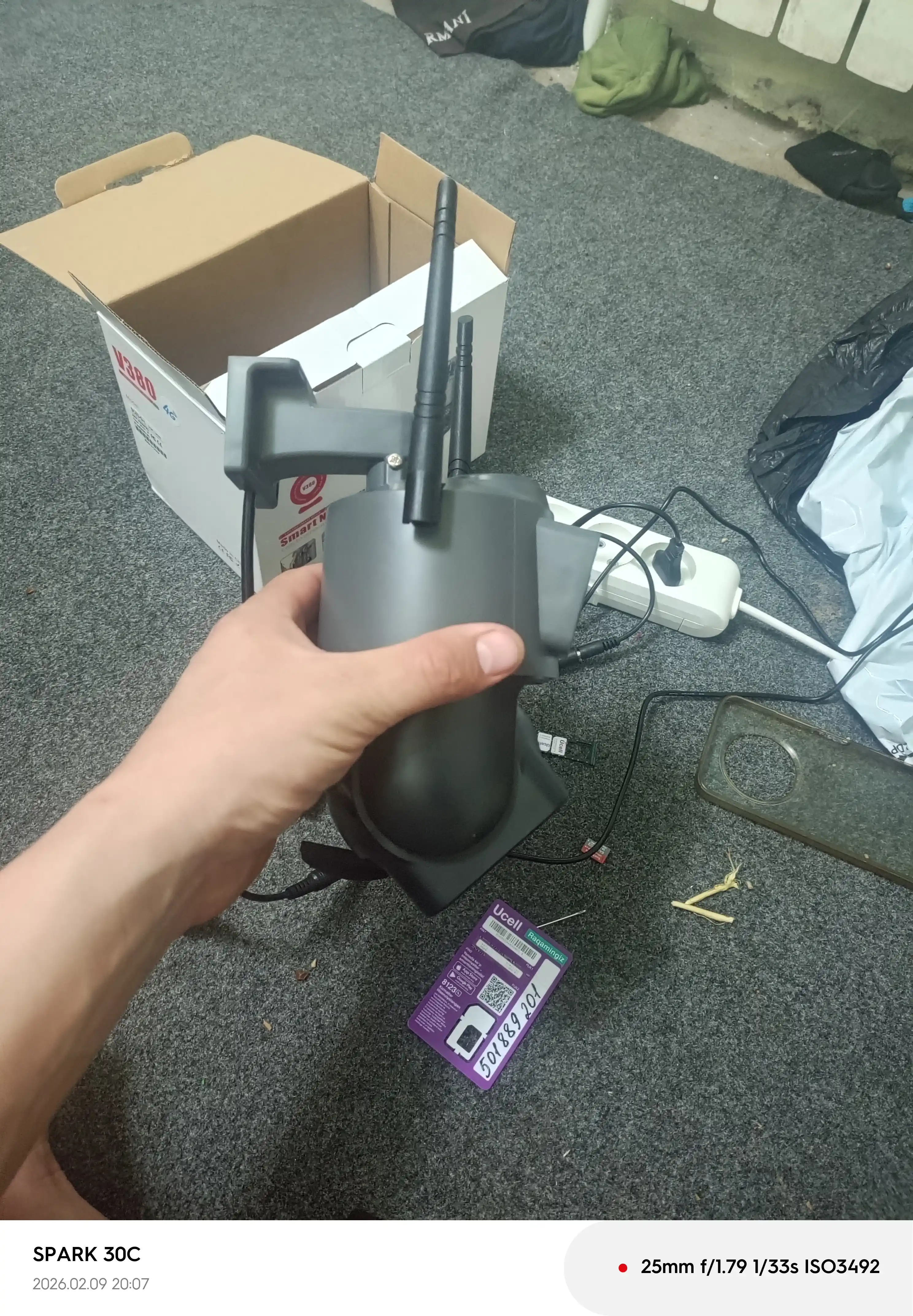 4G sim kartali kamera, 2 linzali, xavfsizlik kamerasi, Smart PTZ Camera, V380 PRO