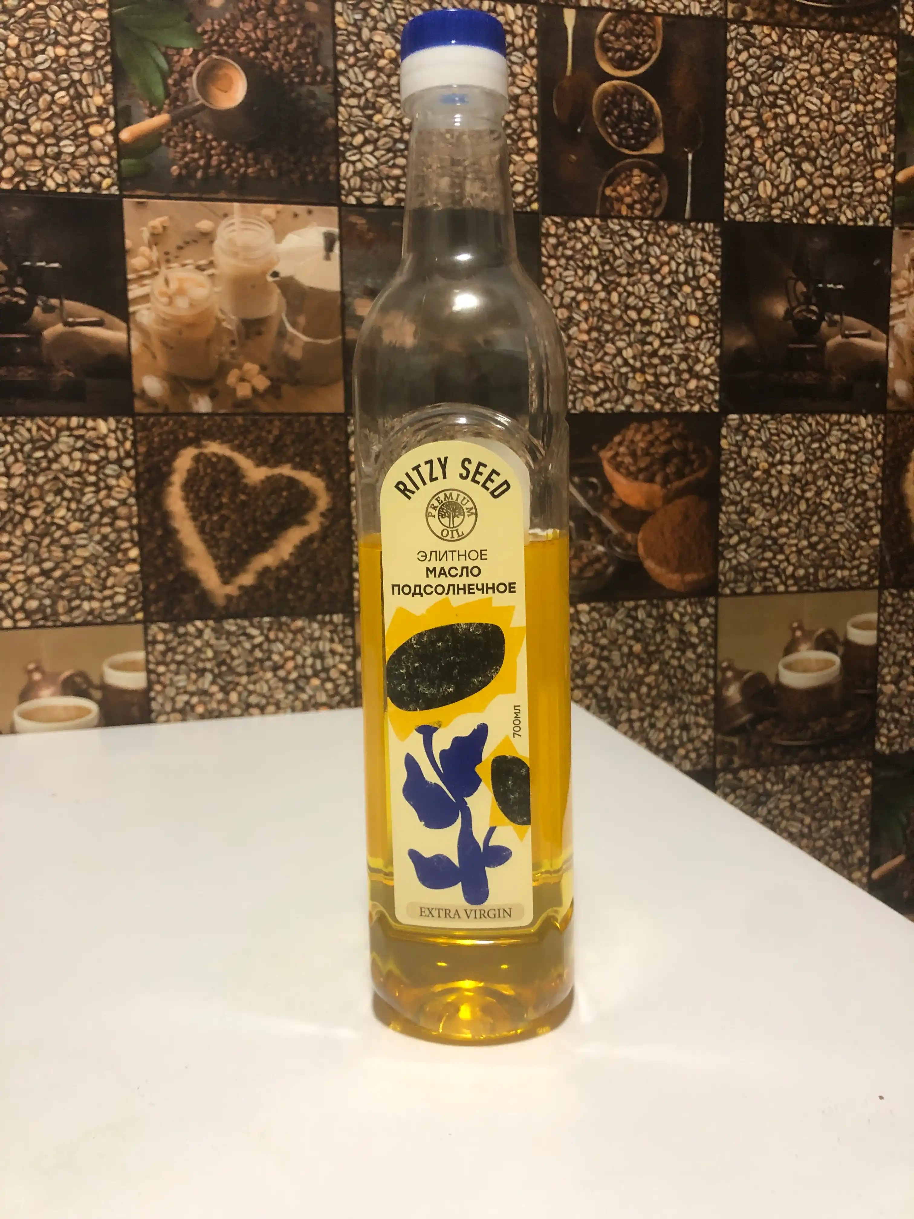 Kungaboqar yog‘i RITZY SEED sovuq siqilgan 1-press, rafinatsiyasiz, 0.7 l PET