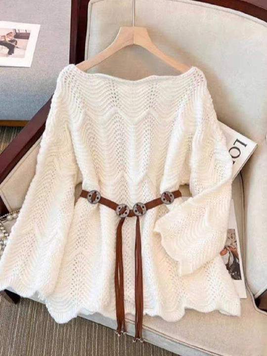 Ayollar bahorgi yengil jemperi – zamonaviy, nafis ayollar kiyimi. Razmer standart S-XL