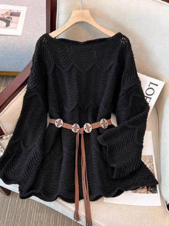 Ayollar bahorgi yengil jemperi – zamonaviy, nafis ayollar kiyimi. Razmer standart S-XL