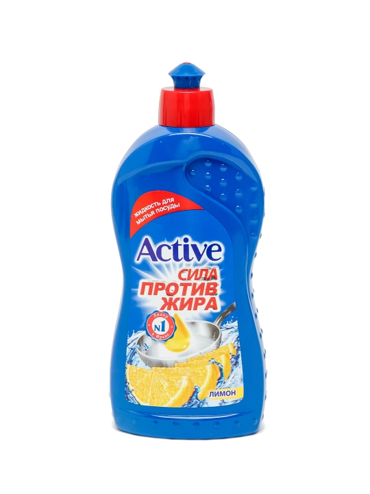 Active Apelsin/Limon idish yuvish vositasi, yog'ga qarshi gel, 450/900 ml
