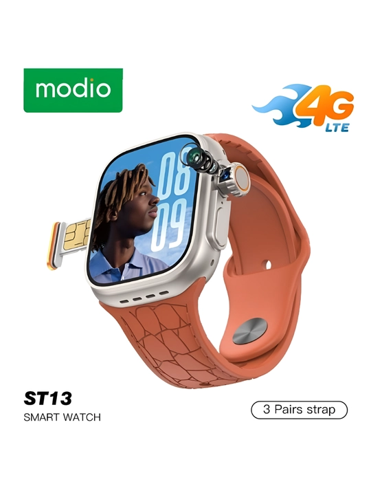 Modio ST13 – 4G SIM Smart Soat YouTube, TikTok, WhatsApp, Bluetooth, Kamera