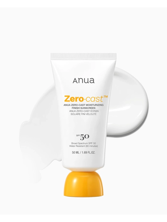 Солнцезащитный крем Anua Zero-Cast Moisturizing Finish Sunscreen SPF50+ - 