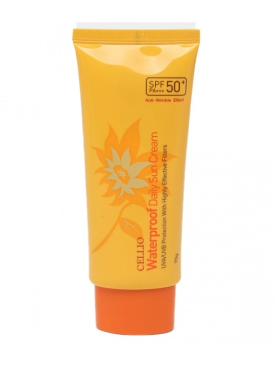 Солнцезащитный крем Cellio Waterproof Daily Sun Cream SPF50+  - 