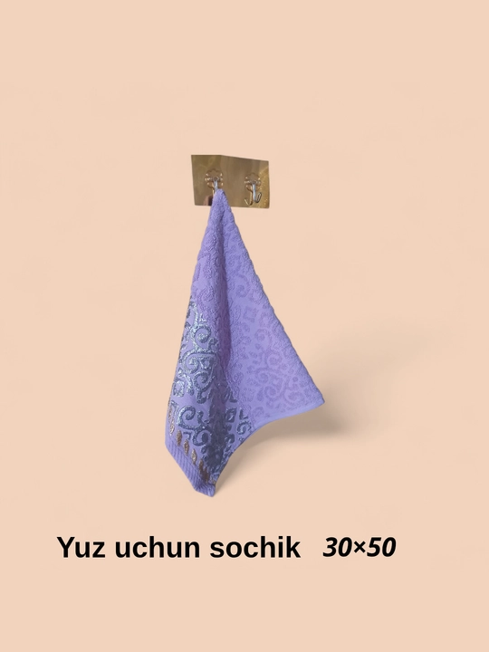 Полотенце для лица, серый цвет, 30×50 см (набор 10 шт)