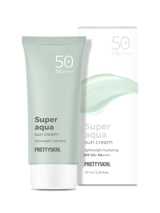 Солнцезащитный крем Prettyskin Super Aqua/Daily Moisture Sun Cream SPF50+  - 