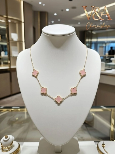 Цепочка женская Клевер стиль VAN CLEEF - 