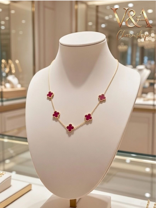 Цепочка женская Клевер стиль VAN CLEEF - 