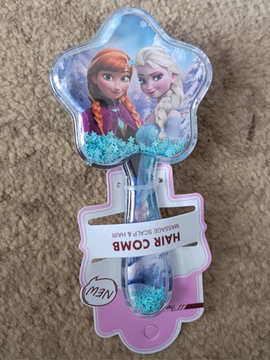 ❄️ Детская магическая расческа "Frozen" со звездочками — любимый подарок для  принцесс!