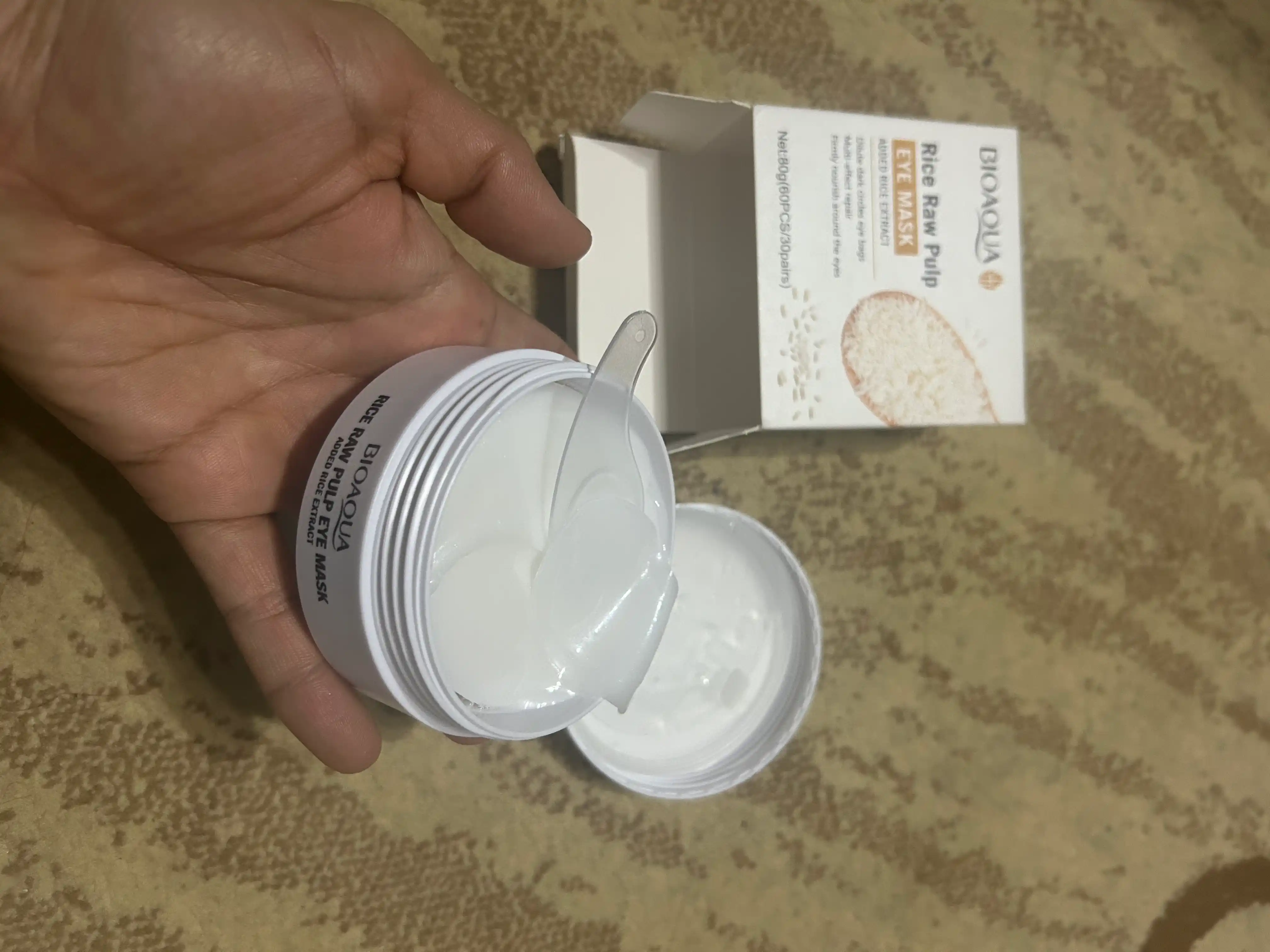 BIOAQUA – маска для глаз с экстрактом риса, ПАТЧИ, 60 штук