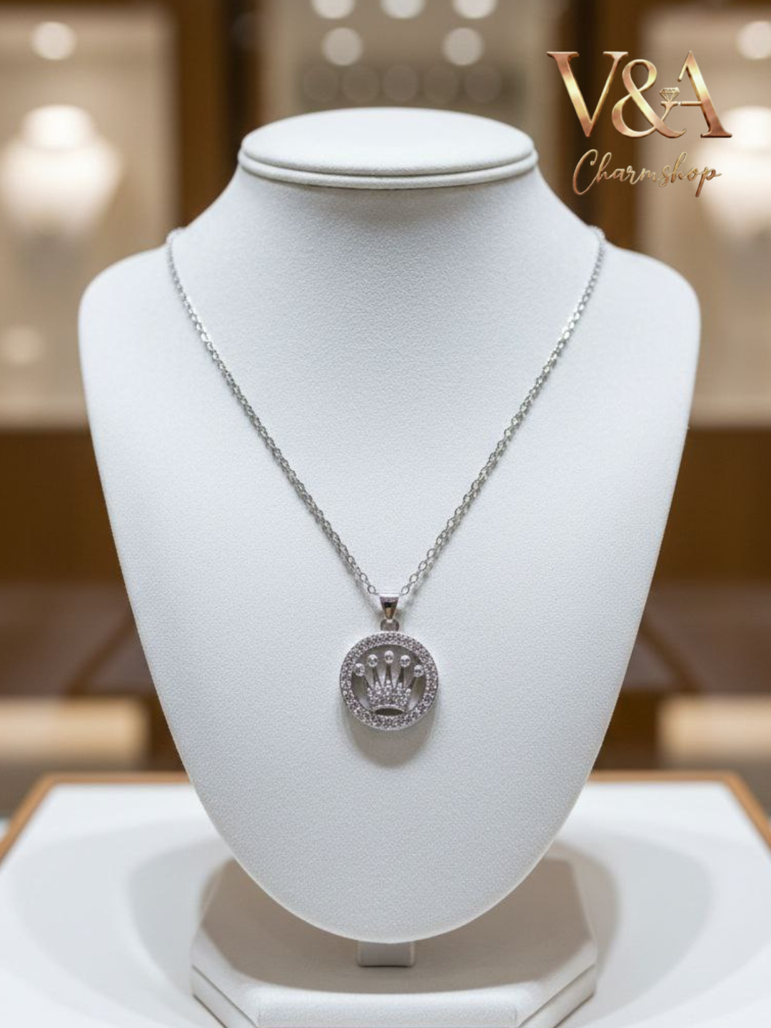 Цепочка с кулоном женская V&A Charmshop - 