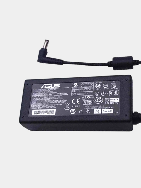 Quvvatlovchi ASUS, 19 V, 3.42 A, 65 Vt, uchi o'lchamdagi ingichka shteker: 4.0 * 1.35 mm - 