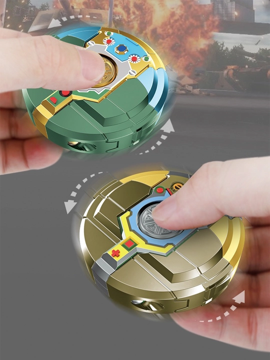 Transformer spinner, antistress o'yinchoq-robot 2 tasi 1 da