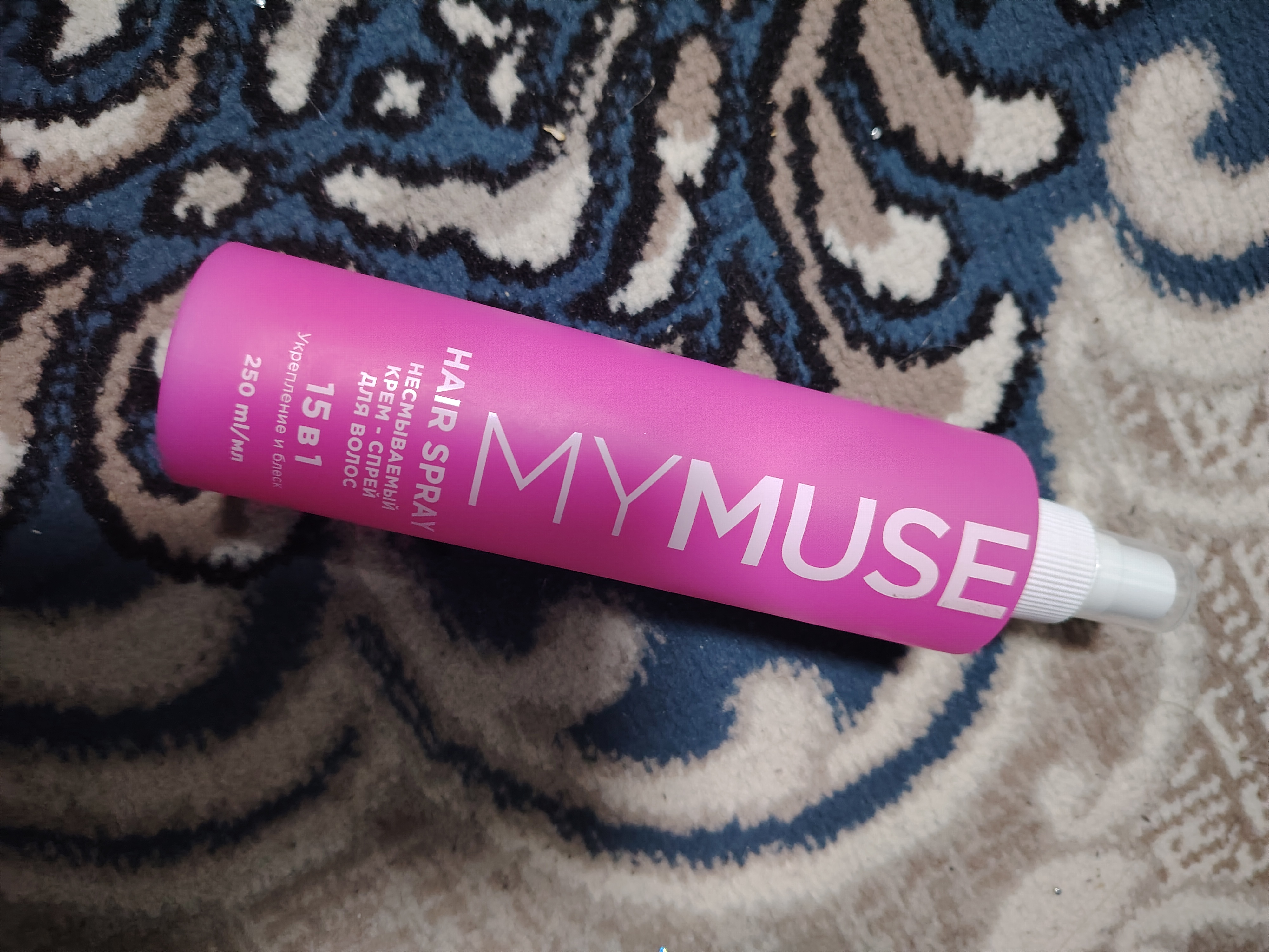 Qoldiruvchi krem-sprey, 15 dan 1 ta ''My Muse'', soch uchun, mustahkamlash va porlash, 250 ml