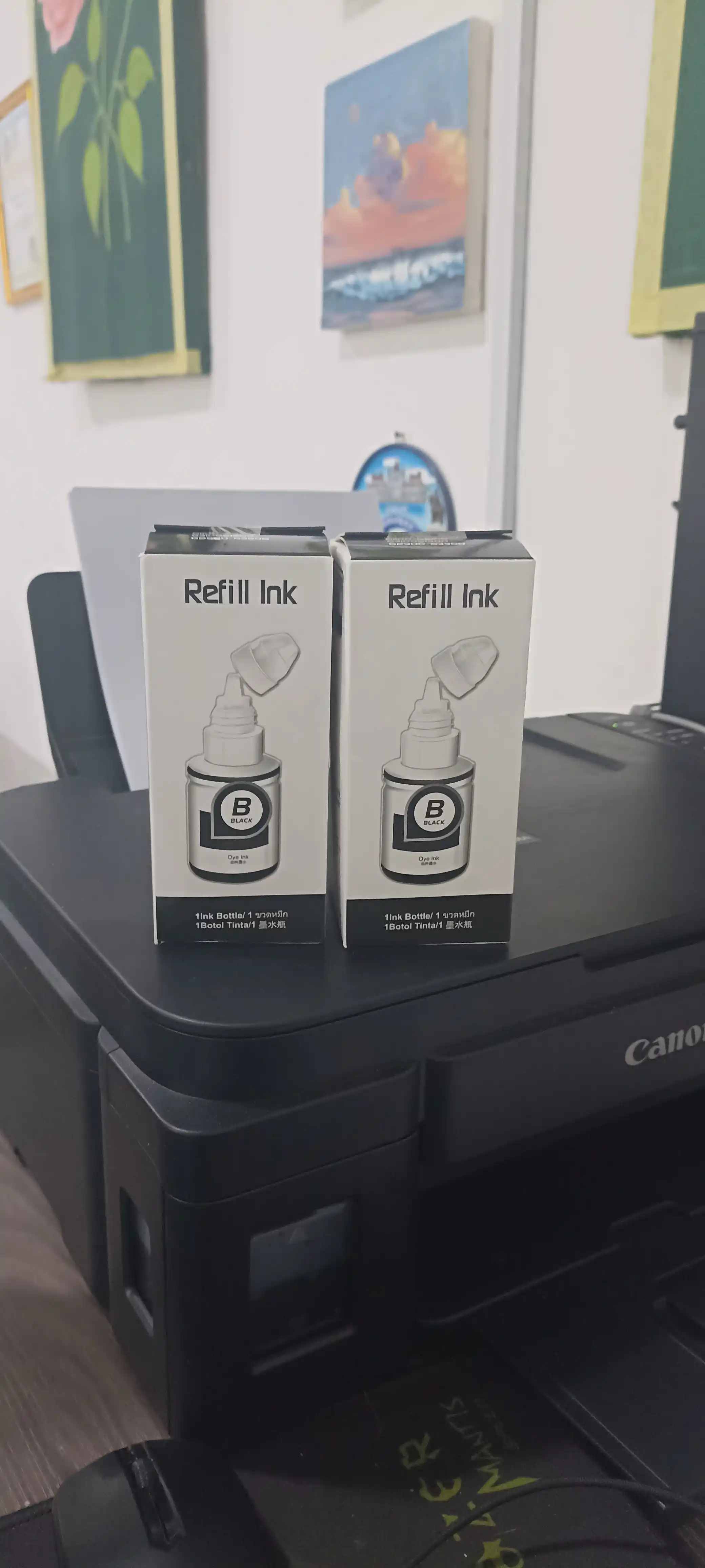 Чернила серии Gl-490, для принтеров Canon pixma G1400/2400/3400/4400
