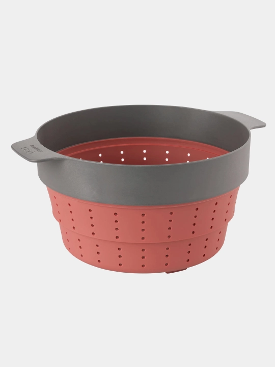 BergHOFF Leo, qozon uchun bug‘da pishirish qo‘shimchasi, silikon, 24 sm, qizil - 