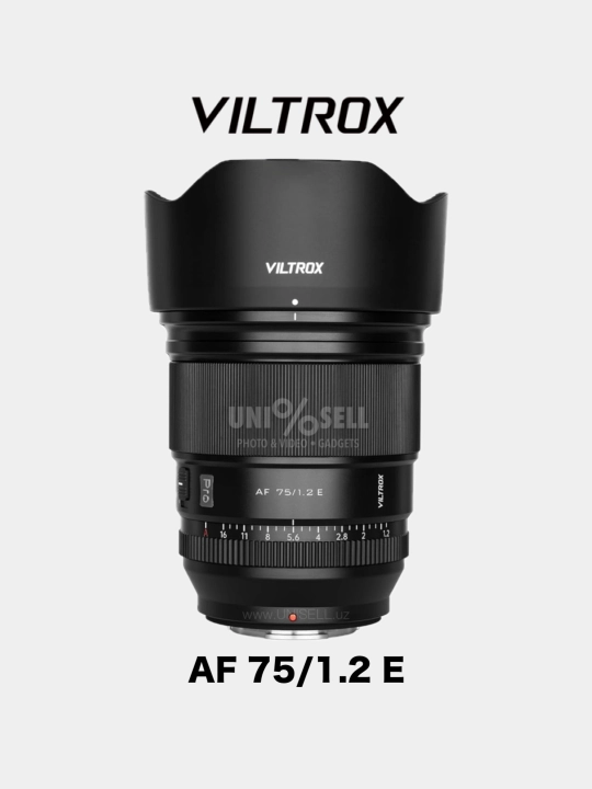 Viltrox AF 75/1.2 E Ob'ektiv (E-Mount) SONY - 