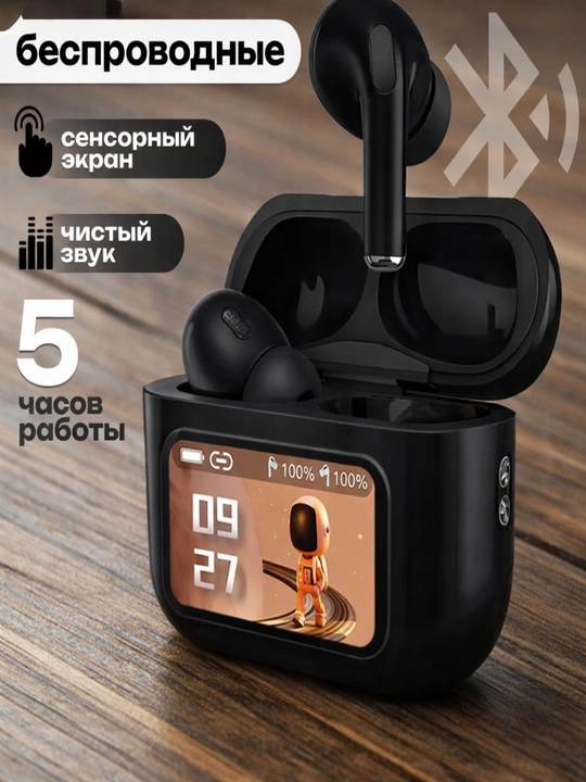 Simsiz naushniklar Arpods Pods Pro ANC, sensor ekranli