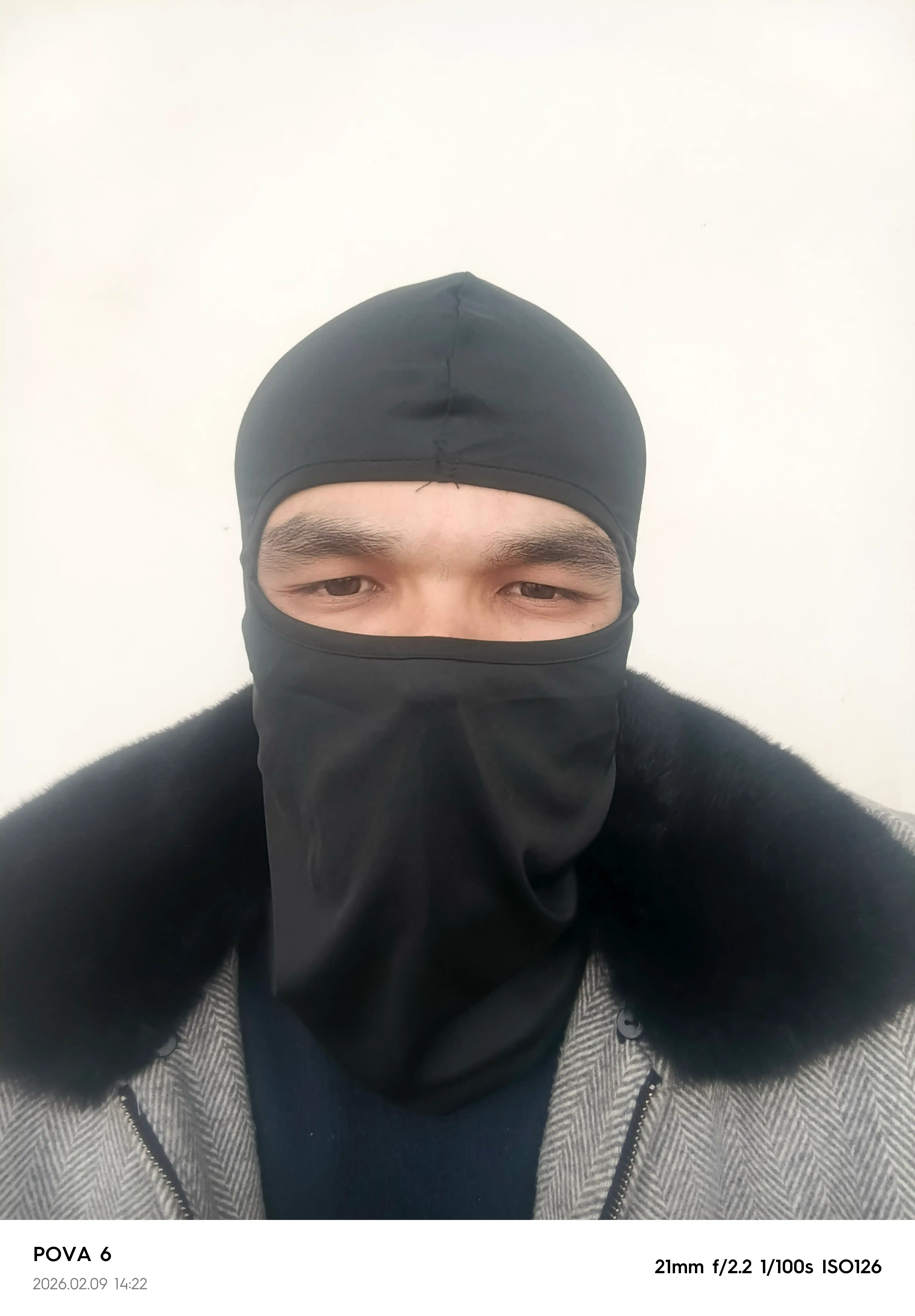 Balaklava shlem osti, universal, niqob