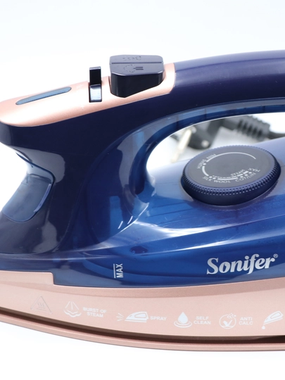 Утюг для глажки SONIFER, мощный паровой утюг, отпариватель, 3100Вт 1 год гарантия