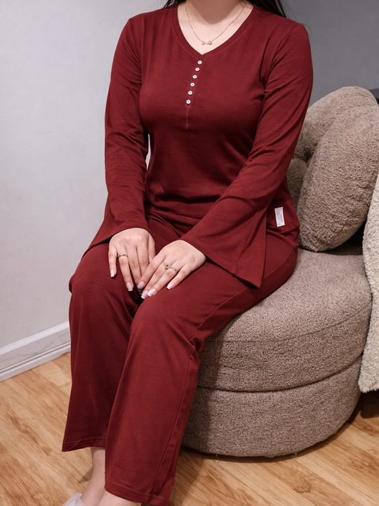 Ayollar uchun pijama, yumshoq, qulay, havo o‘tkazuvchi, o‘lcham standart - 