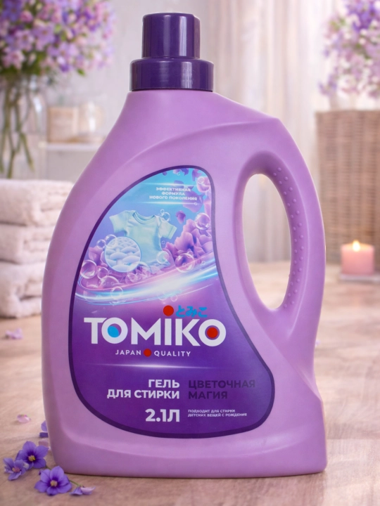 Tomiko Flower Magic kir yuvish geli, 2,1 litr - 