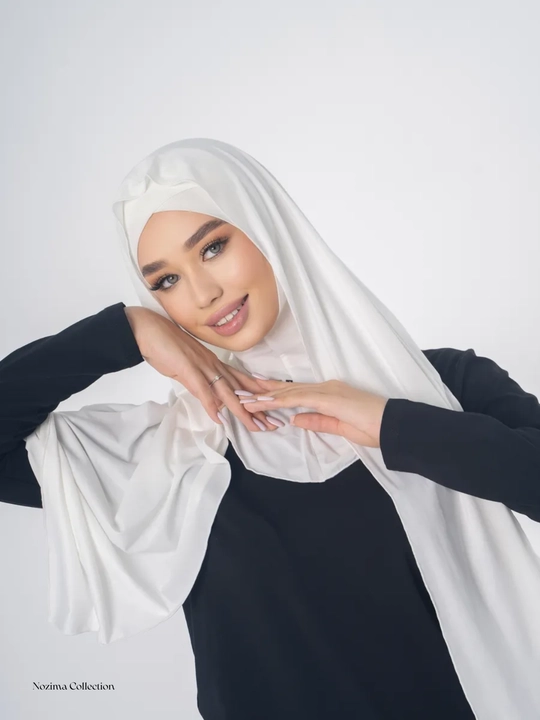 Boni va sharfdan iborat sharf + hijob, Kaliforniya materialidan tayyorlangan