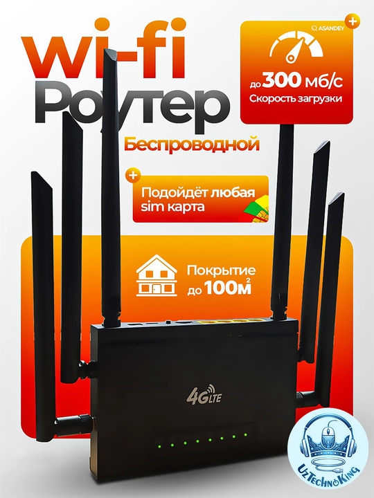 4G LTE sim kartasiga ega Wi-Fi router, simsiz ED128 - 