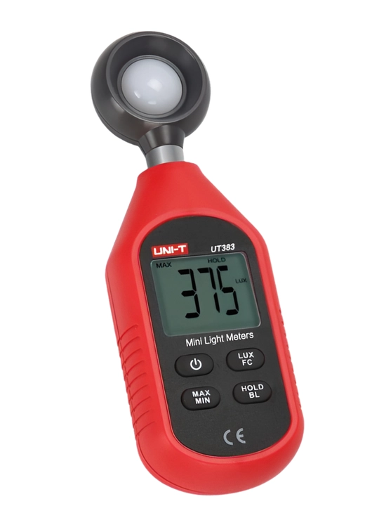 Люксметр UNI-T UT383 — измеритель освещенности 0–199900, точность ±4%