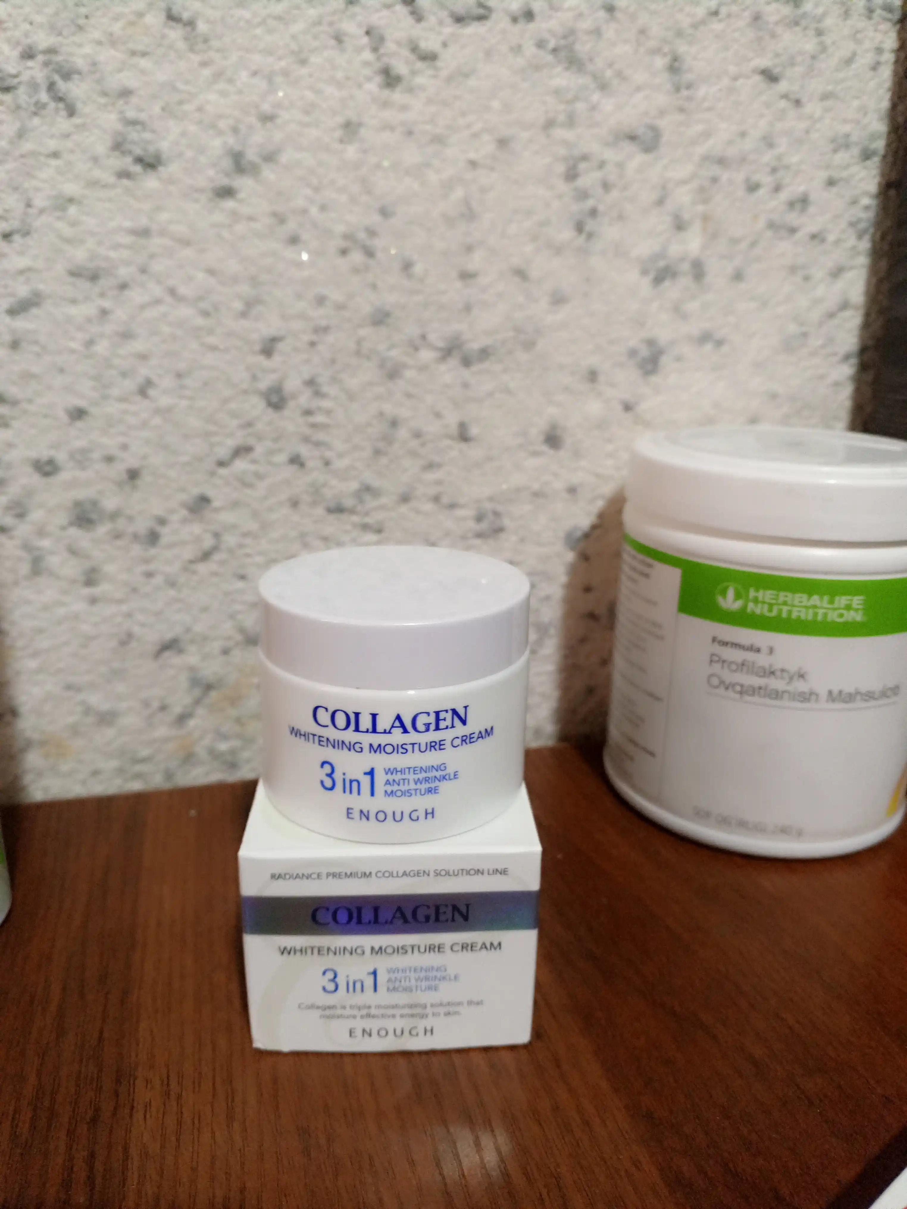 Увлажняющий крем для лица против морщин Collagen Whitening Moisture 3 в 1, коллаген 50 мл