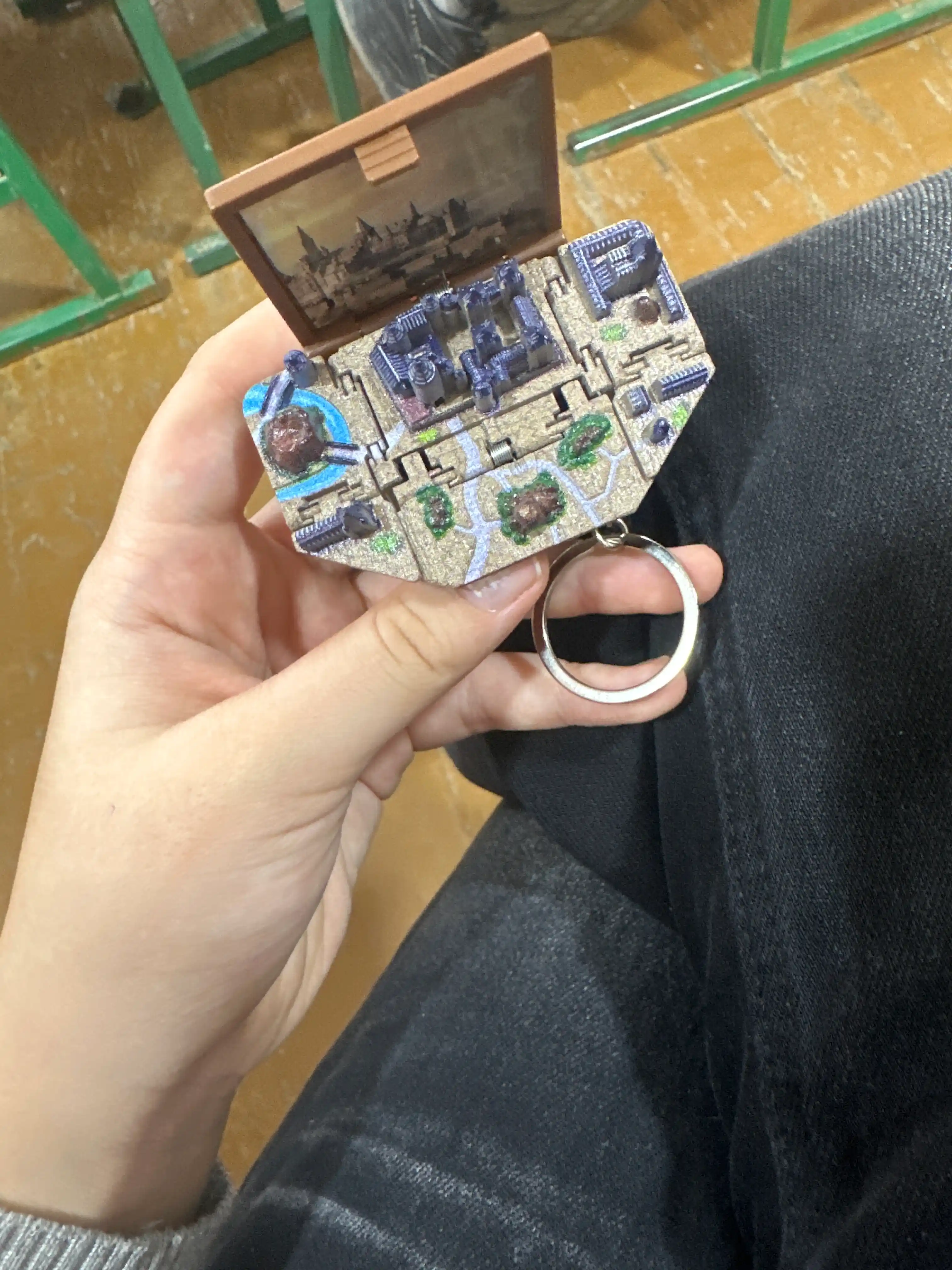 3D Brelok kitobchasi, Garri Potter, Hogwarts qalasi