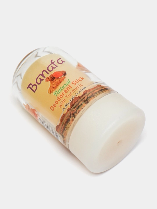 Tabiiy mineral dezodorant-stik Banafa Natural  alyuminiy, parabenlarsiz 24 soatlik himoya