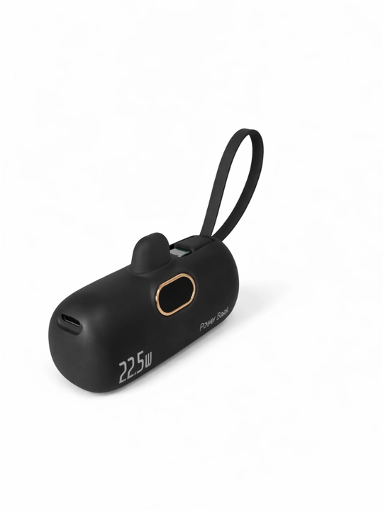 Повербанк с кабелем и без кабеля, быстрая зарядка 22.5W, ёмкость 5000 mAh, разъём Type-C