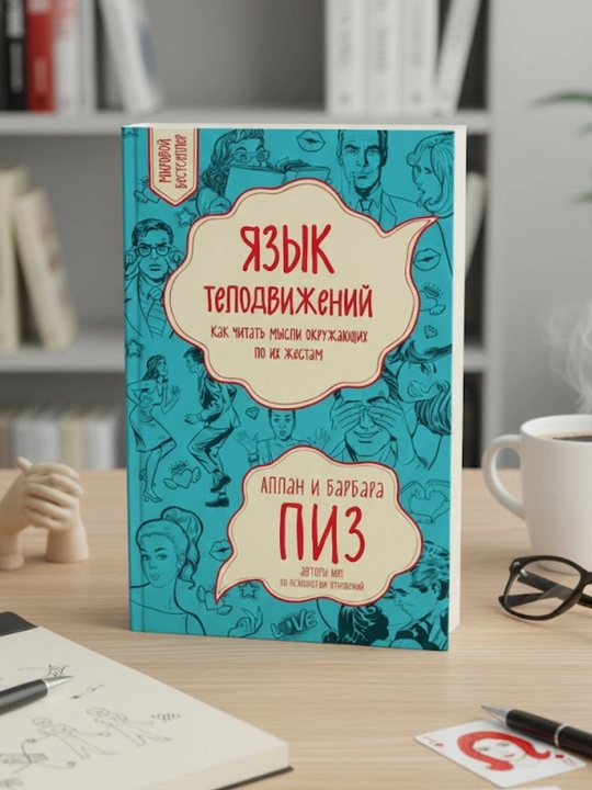Yazk telodvijeniy, Kak chitat msli okrujayuщix po ix jestam, Allan Piz  - 