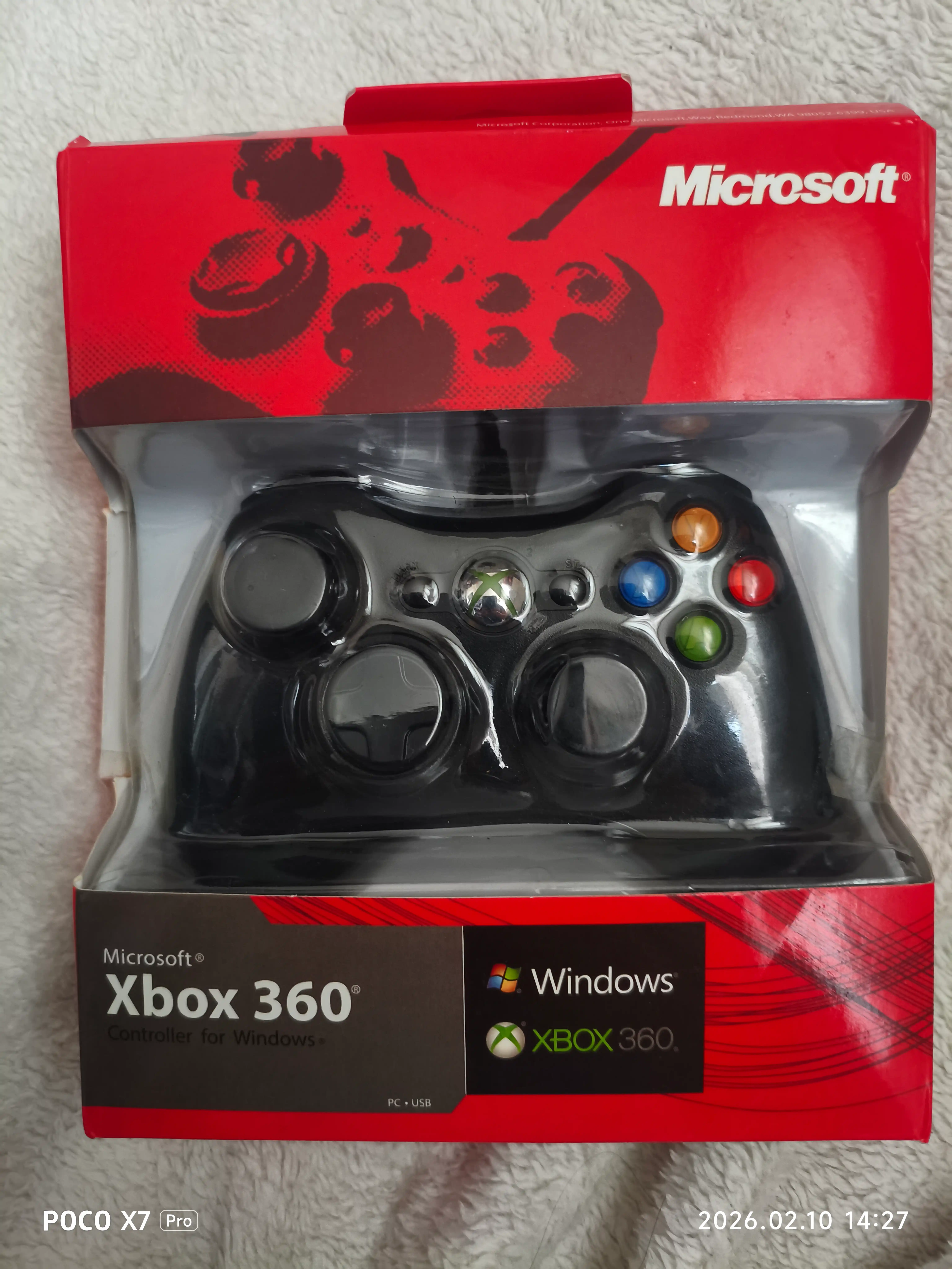 Проводной геймпад для Xbox 360 и ПК, Игровой контроллер с виброоткликом