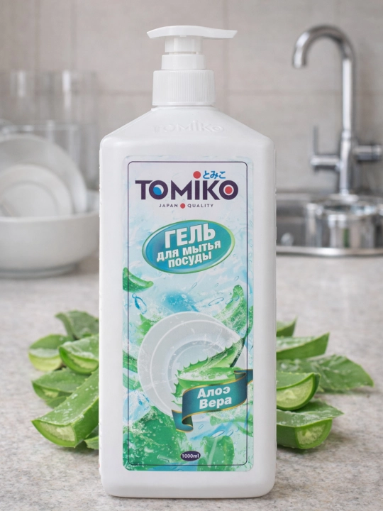 Гель для мытья посуды Tomiko, 1 литр