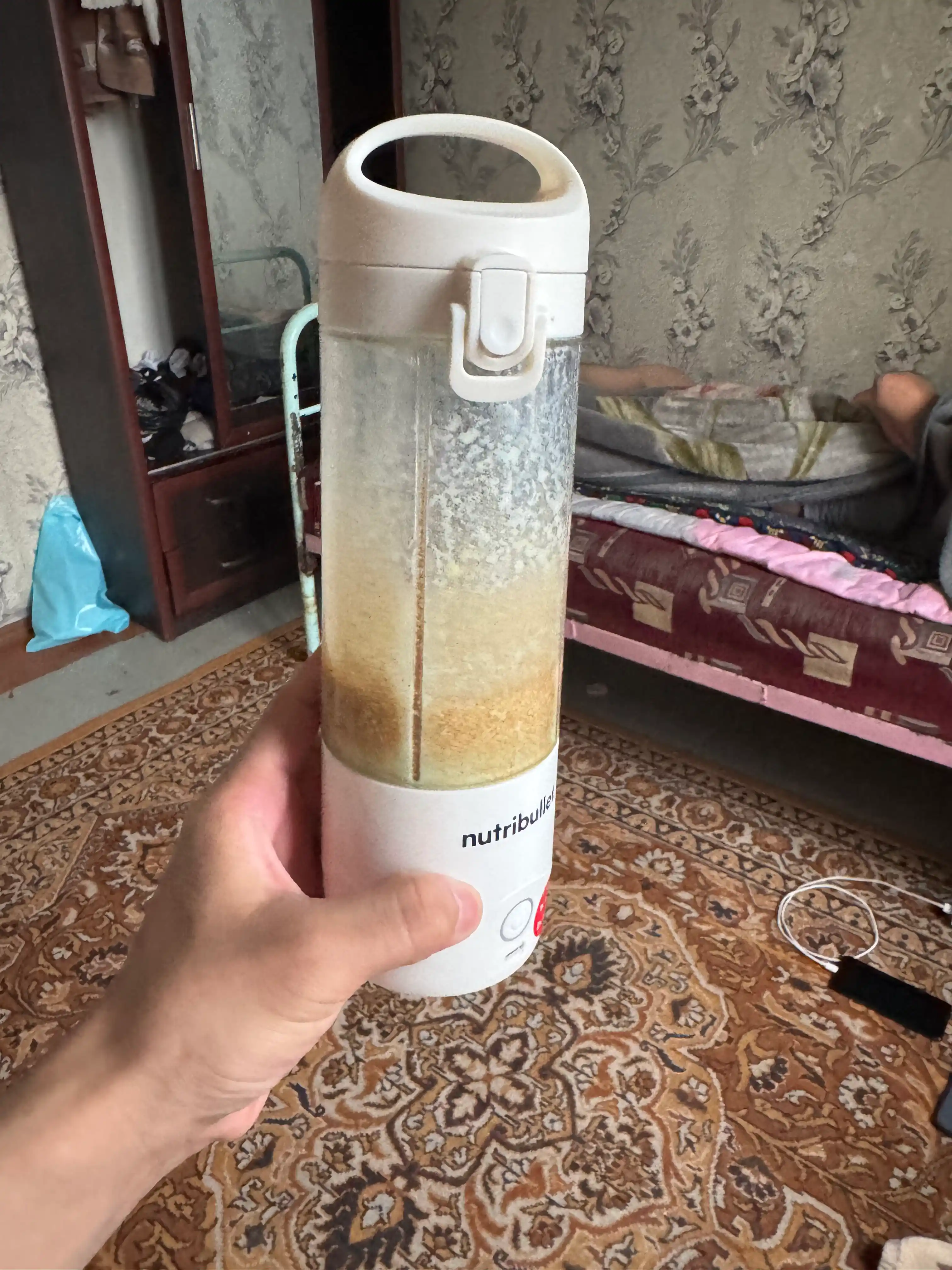 Блендер портативный мини Nutribullet NBP003W, аккумуляторный, 475 мл