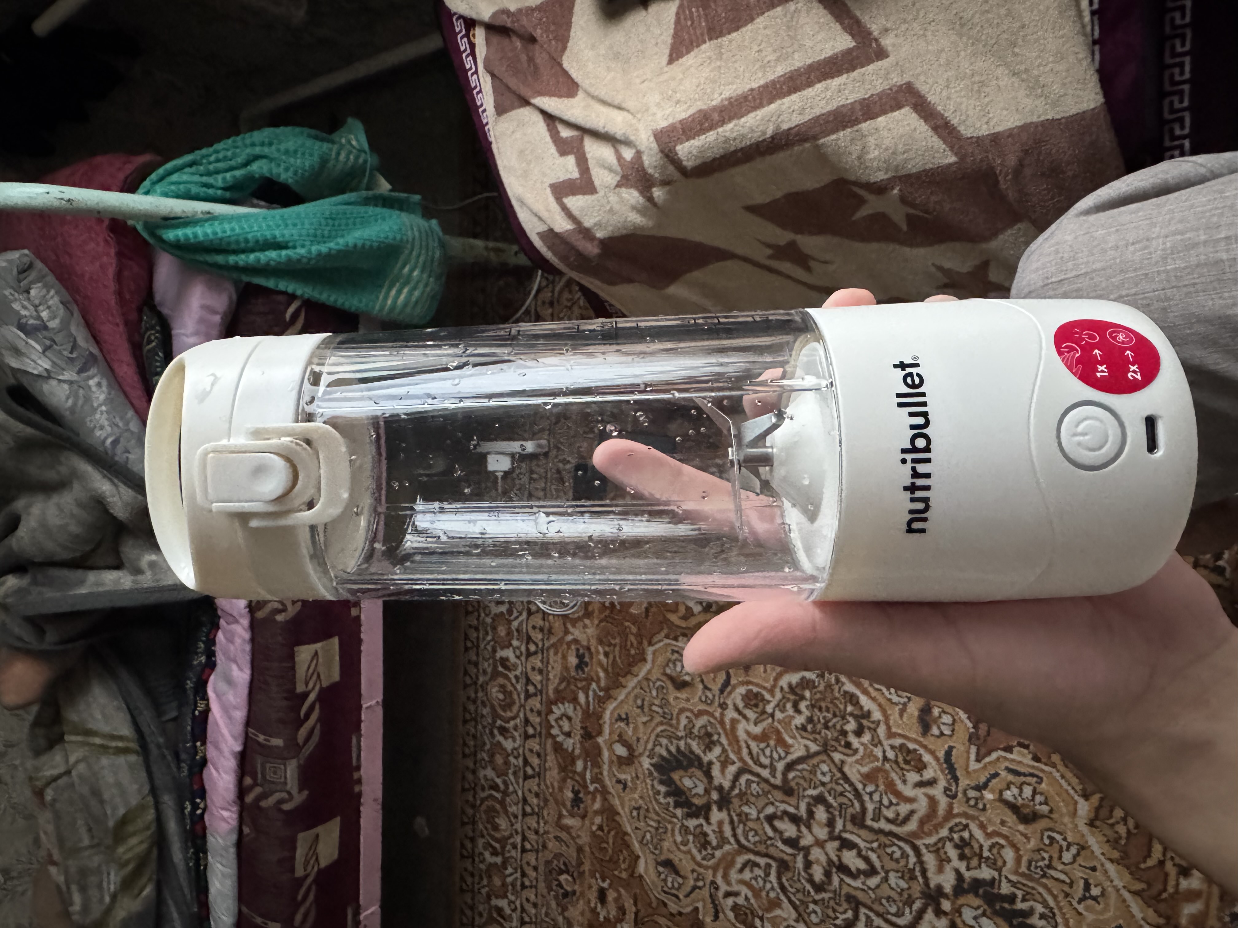 Блендер портативный мини Nutribullet NBP003W, аккумуляторный, 475 мл