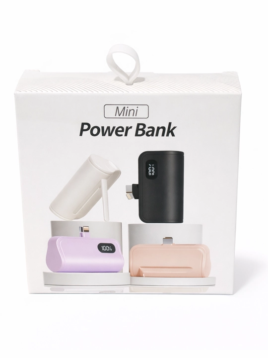 Power Bank 5000 mAh — удобен для переноски, для iPhone и Android