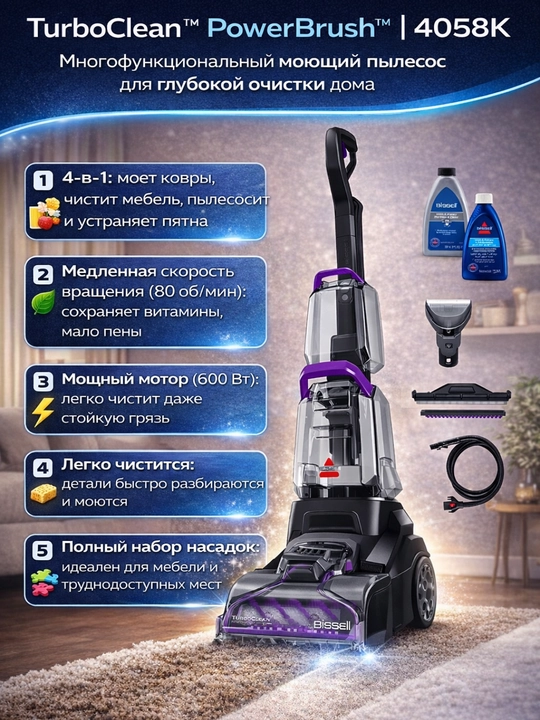 TurboClean™ PowerBrush™ | 4058K Yuvish changyutgichi - 